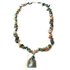 Multi Colored Stones Necklace